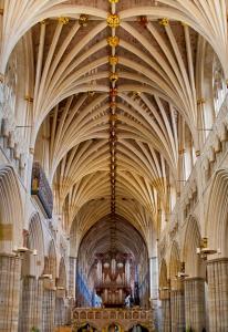 Exeter Cathedral and pipe organ - poster sale